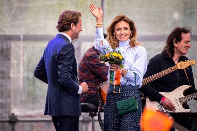 Prinses Aimee tijdens Koningsdag in Dokkum DOKKUM - Koningsdag wordt in Dokkum in Friesland gevierd door de Koninklijke familie. Credit : Frank van Beek CC Dokkum Nederland  Copyright: xx FrankxvanxBeekx xCCx