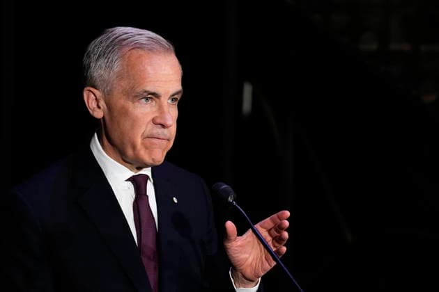 April 27, 2026, Ottawa, On, CANADA: Prime Minister Mark Carney speaks during an announcement on the Canada Strong Fund, Canada s first sovereign wealth fund in Ottawa on Monday, April 27, 2026. Ottawa CANADA  - ZUMAc35_ 20260427_zaf_c35_011 Copyright: xJustinxTangx