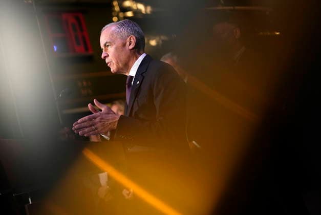 April 27, 2026, Ottawa, On, CANADA: Prime Minister Mark Carney speaks during an announcement on the Canada Strong Fund, Canada s first sovereign wealth fund at the Canada Science and Technology Museum in Ottawa on Monday, April 27, 2026. Ottawa CANADA  - ZUMAc35_ 20260427_zaf_c35_012 Copyright: xJustinxTangx