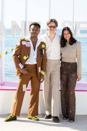 AVANT QU’ON M’OUBLIE Photocall - The 9th Canneseries International Festival Olivier Aubé, Joephillip Lafortune, Catherine Gauthier Gonzalez attend AVANT QU’ON M’OUBLIE Photocall at the 9th Canneseries International Festival at Plage Du Majestic on April 27, 2026 in Cannes, France. Photo by Shootpix ABACAPRESS.COM Cannes France  Copyright: xShootpix ABACAx