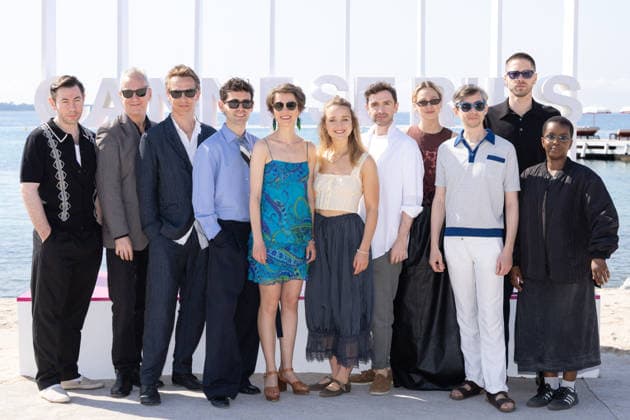 This Is Not A Murder Mystery Photocall - The 9th Canneseries International Festival Pierre Gervais, Stephen Tompkinson, Aoibhinn McGinnity, Lauren Versnick, Inaki Mur, Frank Bourke, Regina Bikkinina, Brendan O’Rourke, Mike Hoffman, Florence Hall, Jonathan Delaney Tynan, Geert Van Rampelberg, Donna Banya, Hans Herbots, Matthias Lebeer attend the This Is Not A Murder Mystery Photocall at the 9th Canneseries International Festival at Plage Du Majestic on April 27, 2026 in Cannes, France Photo by Shootpix ABACAPRESS.COM Cannes France  Copyright: xShootpix ABACAx