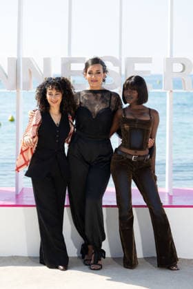 The 9th Canneseries International Festival - BOHO Photocall Abbie Boutkabout, Zita Theunynck, Olympia Allaert, Ikram Aoulad, Helen Perquy, Miss Angel, Serine Ayari, Philippe De Schepper, Laura Brewaeys attends the BOHO Photocall Photocall at the 9th Canneseries International Festival at Plage Du Majestic on April 27, 2026 in Cannes, France. Photo by ShootPix ABACAPRESS.COM Cannes France  Copyright: xShootpix ABACAx