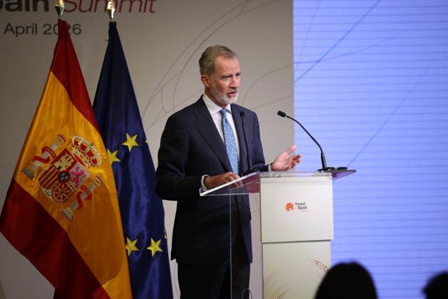 The King closes the second edition of the Invest in Spain Summit King Felipe VI closes the second edition of the Invest in Spain Summit, in the Royal Collections Gallery of the Royal Palace in Madrid, on April 27, 2026, in Madrid Spain The Invest in Spain Summit is a strategic international forum organized by ICEX Invest in Spain to promote foreign direct investment FDI in Spain Its main objective is to facilitate dialogue at the highest level between the Spanish Government and the leaders of the main global multinationals to analyze trends and detect new business opportunities 27 APRIL 2026 Alejandro Martínez Vé Madrid Madrid Madrid Spain  Copyright: xAlejandroxMartinezxVÃ lezx 7478013