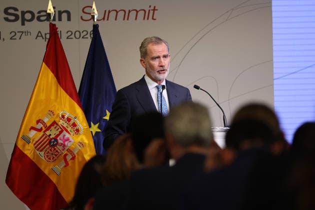 The King closes the second edition of the Invest in Spain Summit King Felipe VI closes the second edition of the Invest in Spain Summit, in the Royal Collections Gallery of the Royal Palace in Madrid, on April 27, 2026, in Madrid Spain The Invest in Spain Summit is a strategic international forum organized by ICEX Invest in Spain to promote foreign direct investment FDI in Spain Its main objective is to facilitate dialogue at the highest level between the Spanish Government and the leaders of the main global multinationals to analyze trends and detect new business opportunities 27 APRIL 2026 Alejandro Martínez Vé Madrid Madrid Madrid Spain  Copyright: xAlejandroxMartinezxVÃ lezx 7478015