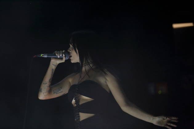 Maggie Lindemann at a concert at Hole 44 in Berlin, April 27, 2026 Maggie Lindemann concert Berlin