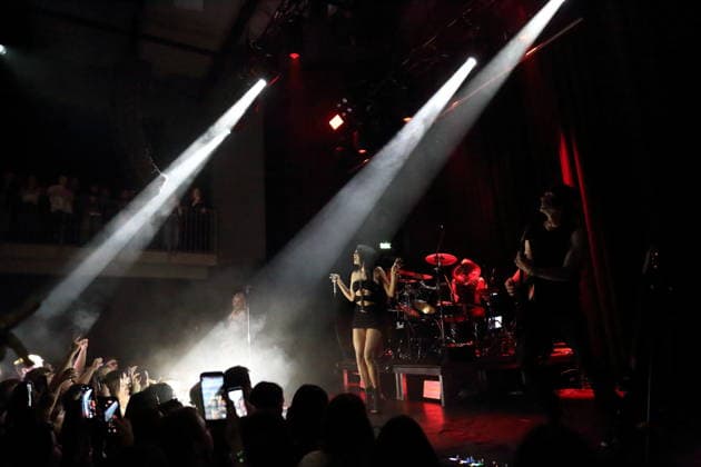 Maggie Lindemann at a concert at Hole 44 in Berlin, April 27, 2026 Maggie Lindemann concert Berlin