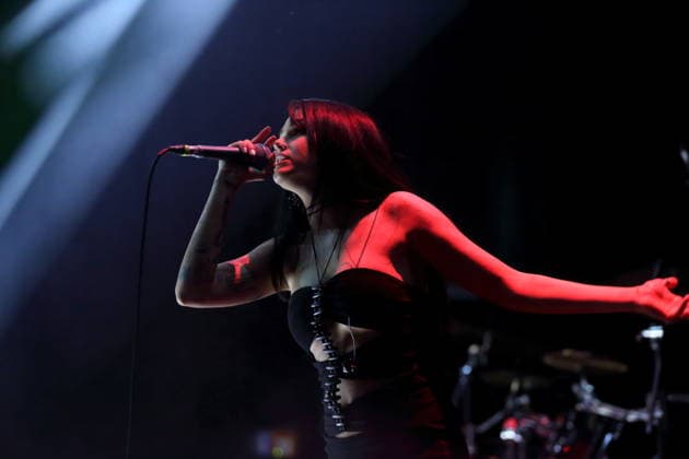Maggie Lindemann at a concert at Hole 44 in Berlin, April 27, 2026 Maggie Lindemann concert Berlin