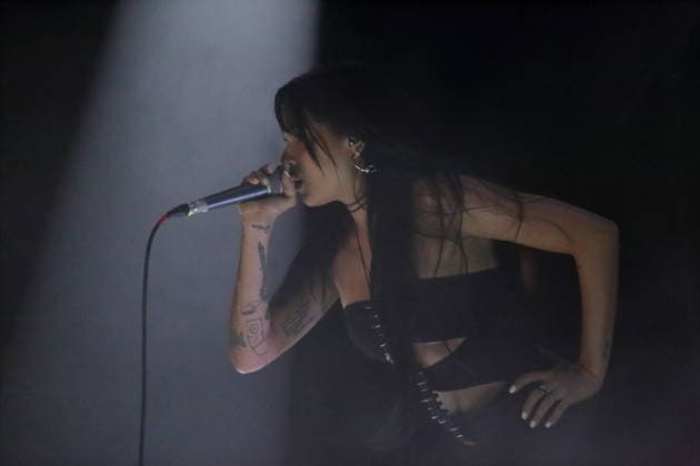 Maggie Lindemann at a concert at Hole 44 in Berlin, April 27, 2026 Maggie Lindemann concert Berlin