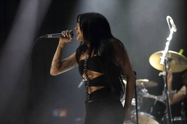 Maggie Lindemann at a concert at Hole 44 in Berlin, April 27, 2026 Maggie Lindemann concert Berlin