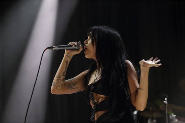 Maggie Lindemann at a concert at Hole 44 in Berlin, April 27, 2026 Maggie Lindemann concert Berlin