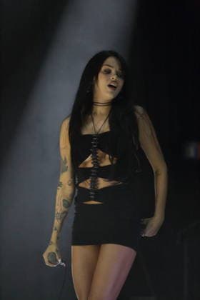 Maggie Lindemann at a concert at Hole 44 in Berlin, April 27, 2026 Maggie Lindemann concert Berlin
