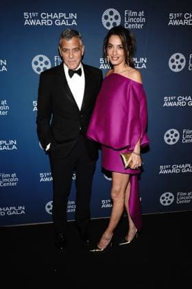 George Clooney, Amal Clooney at arrivals for Film at Lincoln Center 51st Chaplin Award Gala, Alice Tully Hall at Lincoln Center, New York, NY, April 27, 2026. Photo By: Kristin Callahan Everett Collection Film at Lincoln Center 51st Chaplin Award Gala PUBLICATIONXNOTxINxCANxCHNxFRAxITAxJPNxNORxPOLxRUSxESPxUKxUSA