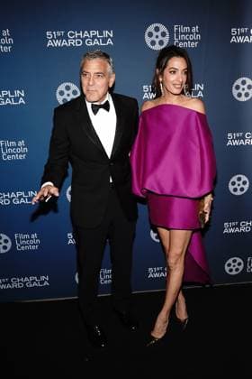 George Clooney, Amal Clooney at arrivals for Film at Lincoln Center 51st Chaplin Award Gala, Alice Tully Hall at Lincoln Center, New York, NY, April 27, 2026. Photo By: Kristin Callahan Everett Collection Film at Lincoln Center 51st Chaplin Award Gala PUBLICATIONXNOTxINxCANxCHNxFRAxITAxJPNxNORxPOLxRUSxESPxUKxUSA