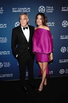 George Clooney, Amal Clooney at arrivals for Film at Lincoln Center 51st Chaplin Award Gala, Alice Tully Hall at Lincoln Center, New York, NY, April 27, 2026. Photo By: Kristin Callahan Everett Collection Film at Lincoln Center 51st Chaplin Award Gala PUBLICATIONXNOTxINxCANxCHNxFRAxITAxJPNxNORxPOLxRUSxESPxUKxUSA