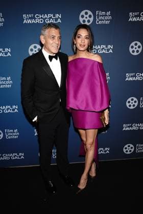 George Clooney, Amal Clooney at arrivals for Film at Lincoln Center 51st Chaplin Award Gala, Alice Tully Hall at Lincoln Center, New York, NY, April 27, 2026. Photo By: Kristin Callahan Everett Collection Film at Lincoln Center 51st Chaplin Award Gala PUBLICATIONXNOTxINxCANxCHNxFRAxITAxJPNxNORxPOLxRUSxESPxUKxUSA