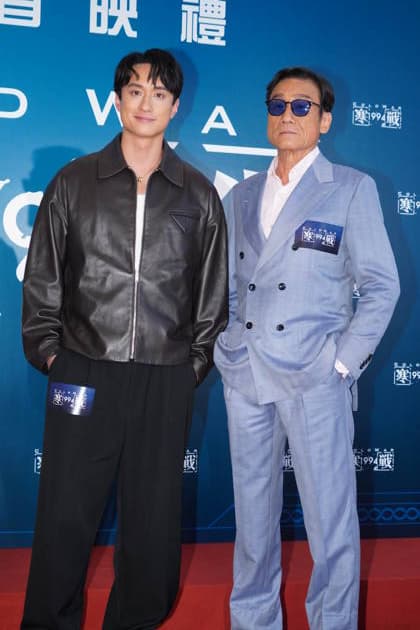 HONG KONG, CHINA - APRIL 27: Actor Terrance Lau Chun-him (L) and actor Tony Leung Ka-fai attend the global press conference of film Cold War 1994 on April 27, 2026 in Hong Kong, China.  Copyright: xVCGx 111637731723