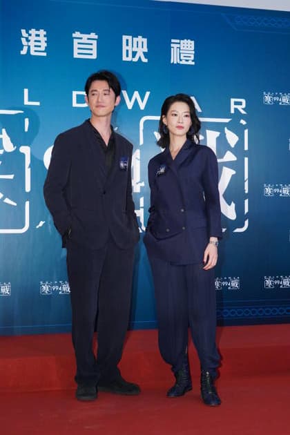HONG KONG, CHINA - APRIL 27: Actor Wu Kang-ren and actress Fish Liew Chi-yu attend the global press conference of film Cold War 1994 on April 27, 2026 in Hong Kong, China.  Copyright: xVCGx 111637731732