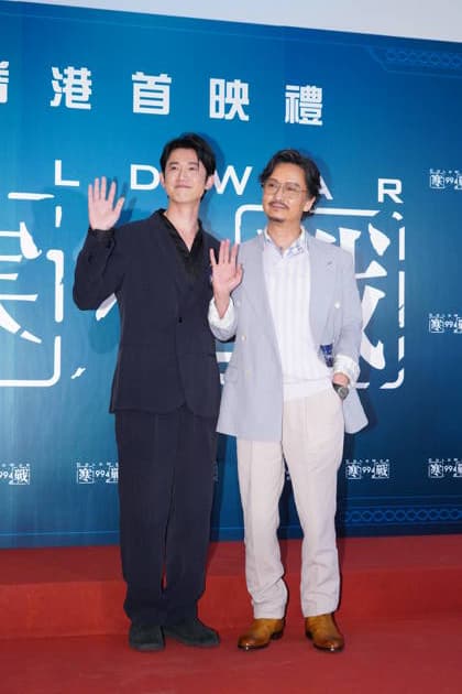 HONG KONG, CHINA - APRIL 27: Actor Wu Kang-ren (L) and actor Tse Kwan-ho attend the global press conference of film Cold War 1994 on April 27, 2026 in Hong Kong, China.  Copyright: xVCGx 111637731734