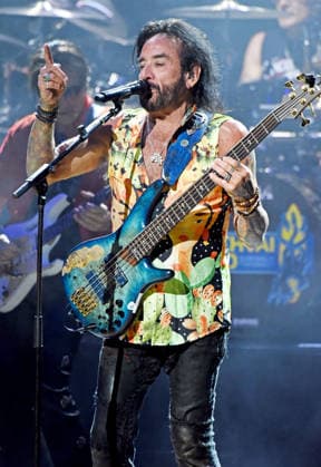April 27, 2026, Atlanta, Georgia, USA: Marco Mendoza with SatchVai Band Featuring Joe Satriani and Steve Vai: Surfing with the Hydra Tour perform at Atlanta Symphony Hall, Atlanta, Georgia 4-27-26 Atlanta USA  - ZUMAs380 20260427_zep_s380_076 Copyright: xDerekxStormx