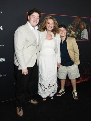 Riva Marker, guests-Sons at arrivals for IS GOD IS Premiere, Brooklyn Academy of Music (BAM) Rose Cinema, New York, NY, April 27, 2026. Photo By: Quoin Pics Everett Collection IS GOD IS Premiere PUBLICATIONXNOTxINxCANxCHNxFRAxITAxJPNxNORxPOLxRUSxESPxUKxUSA