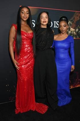 Mallori Johnson, Tessa Thompson, Kara Young at arrivals for IS GOD IS Premiere, Brooklyn Academy of Music (BAM) Rose Cinema, New York, NY, April 27, 2026. Photo By: Quoin Pics Everett Collection IS GOD IS Premiere PUBLICATIONXNOTxINxCANxCHNxFRAxITAxJPNxNORxPOLxRUSxESPxUKxUSA
