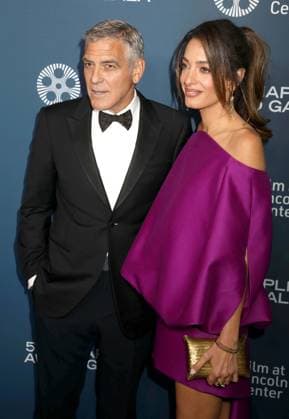 April 27, 2026, New York, New York, USA: Actor GEORGE CLOONEY and his wife Lebanese-British international human rights lawyer AMAL CLOONEY wearing a Balenciaga dress seen during the 51st Annual Chaplin Award Gala honoring George Clooney red carpet arrivals held at Alice Tully Hall at Lincoln Center. New York USA  - ZUMAk03_ 20260427_zaf_k03_104 Copyright: xNancyxKaszermanx