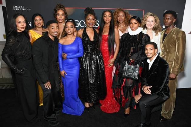 Tessa Thompson, Kishori Rajan, Justen Ross, Vivica A. Fox, Kara Young, Mallori Johnson, Erika Alexander, Janelle Monae, Riva Marker, Xavier Mills, Josiah Cross at arrivals for IS GOD IS Premiere, Brooklyn Academy of Music (BAM) Rose Cinema, New York, NY, April 27, 2026. Photo By: Quoin Pics Everett Collection IS GOD IS Premiere PUBLICATIONXNOTxINxCANxCHNxFRAxITAxJPNxNORxPOLxRUSxESPxUKxUSA