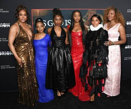 Vivica A. Fox, Kara Young, Aleshea Harris, Mallori Johnson, Janelle Monae, Erika Alexander at arrivals for IS GOD IS Premiere, Brooklyn Academy of Music (BAM) Rose Cinema, New York, NY, April 27, 2026. Photo By: Quoin Pics Everett Collection IS GOD IS Premiere PUBLICATIONXNOTxINxCANxCHNxFRAxITAxJPNxNORxPOLxRUSxESPxUKxUSA