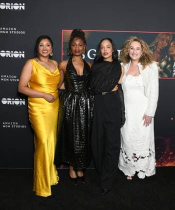 Kishori Rajan, Aleshea Harris, Tessa Thompson, Riva Marker at arrivals for IS GOD IS Premiere, Brooklyn Academy of Music (BAM) Rose Cinema, New York, NY, April 27, 2026. Photo By: Quoin Pics Everett Collection IS GOD IS Premiere PUBLICATIONXNOTxINxCANxCHNxFRAxITAxJPNxNORxPOLxRUSxESPxUKxUSA