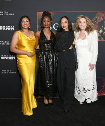 Kishori Rajan, Aleshea Harris, Tessa Thompson, Riva Marker at arrivals for IS GOD IS Premiere, Brooklyn Academy of Music (BAM) Rose Cinema, New York, NY, April 27, 2026. Photo By: Quoin Pics Everett Collection IS GOD IS Premiere PUBLICATIONXNOTxINxCANxCHNxFRAxITAxJPNxNORxPOLxRUSxESPxUKxUSA