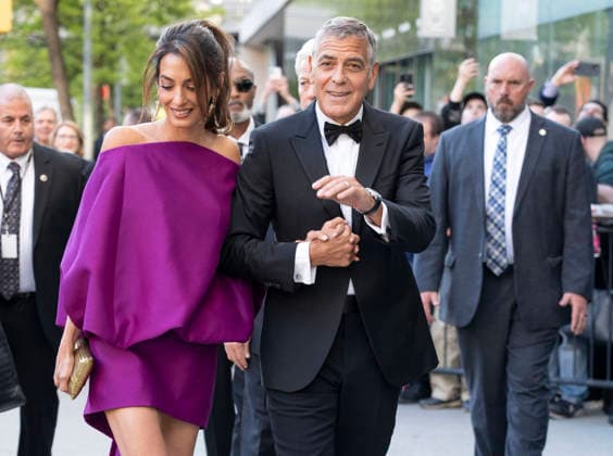April 27, 2026, New York, Ny, United States: Amal Clooney and George Clooney attend the 51st Annual Chaplin Award Honoring George Clooney. Held at Alice Tully Hall at Lincoln Center in New York. Zuma Press April 27, 2026. New York United States  - ZUMAp281 20260427_zea_p281_004 Copyright: xPhotoxImagexPressx