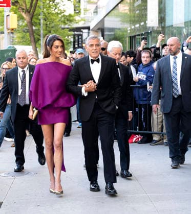 April 27, 2026, New York, Ny, United States: Amal Clooney and George Clooney attend the 51st Annual Chaplin Award Honoring George Clooney. Held at Alice Tully Hall at Lincoln Center in New York. Zuma Press April 27, 2026. New York United States  - ZUMAp281 20260427_zea_p281_015 Copyright: xPhotoxImagexPressx