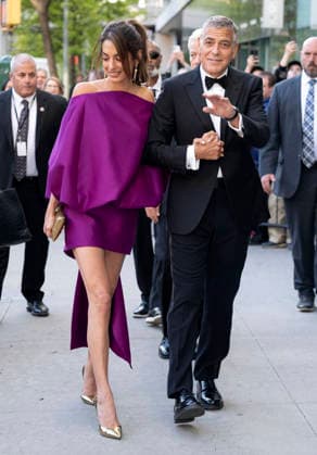 April 27, 2026, New York, Ny, United States: Amal Clooney and George Clooney attend the 51st Annual Chaplin Award Honoring George Clooney. Held at Alice Tully Hall at Lincoln Center in New York. Zuma Press April 27, 2026. New York United States  - ZUMAp281 20260427_zea_p281_020 Copyright: xPhotoxImagexPressx