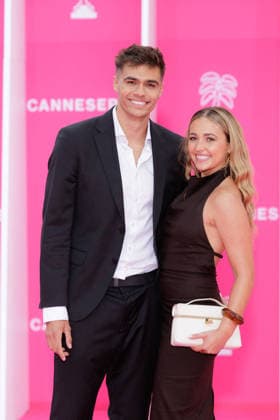 Pink Carpet - The 9th Canneseries International Festival - Day 5 Aimie Perino and Pablo Brimeux attend the Day Five of the 9th Canneseries International Festival on April 27, 2026 in Cannes, France. Photo by ShootPix ABACAPRESS.COM Cannes France  Copyright: xShootpix ABACAx