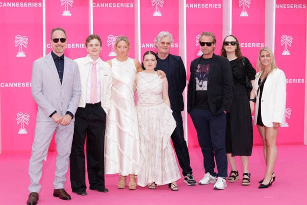 Pink Carpet - The 9th Canneseries International Festival - Day 5 Linus Rogsgard, Björn Stein and Amy Deasismont attend the Day Five of the 9th Canneseries International Festival on April 27, 2026 in Cannes, France. Photo by ShootPix ABACAPRESS.COM Cannes France  Copyright: xShootpix ABACAx