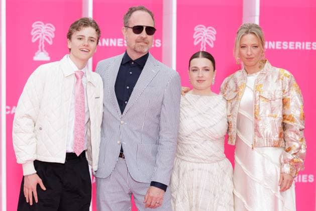 Pink Carpet - The 9th Canneseries International Festival - Day 5 Linus Rogsgard, Björn Stein and Amy Deasismont attend the Day Five of the 9th Canneseries International Festival on April 27, 2026 in Cannes, France. Photo by ShootPix ABACAPRESS.COM Cannes France  Copyright: xShootpix ABACAx