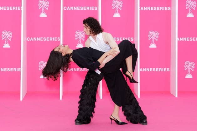 Pink Carpet - The 9th Canneseries International Festival - Day 5 Roman Doduik, Hiba Bennani attend the Day Five of the 9th Canneseries International Festival on April 27, 2026 in Cannes, France. Photo by ShootPix ABACAPRESS.COM Cannes France  Copyright: xShootpix ABACAx