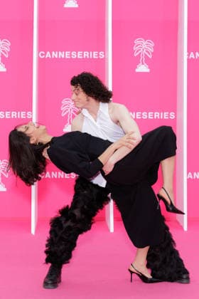 Pink Carpet - The 9th Canneseries International Festival - Day 5 Roman Doduik, Hiba Bennani attend the Day Five of the 9th Canneseries International Festival on April 27, 2026 in Cannes, France. Photo by ShootPix ABACAPRESS.COM Cannes France  Copyright: xShootpix ABACAx
