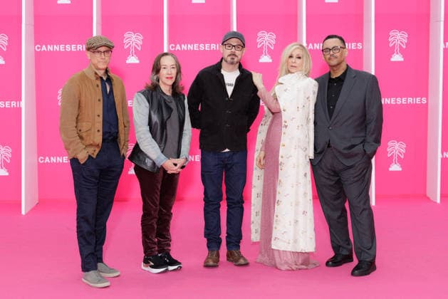 Pink Carpet - The 9th Canneseries International Festival - Day 5 David Zucker, Karyn Kusama, Chris Cantwell, Judith Light and Victor La salle attend the Day Five of the 9th Canneseries International Festival on April 27, 2026 in Cannes, France. Photo by ShootPix ABACAPRESS.COM Cannes France  Copyright: xShootpix ABACAx