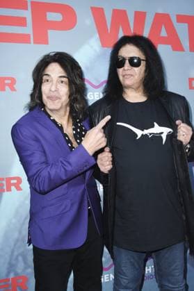 Paul Stanley, Gene Simmons at arrivals for DEEP WATER Premiere, Paramount Theater, Los Angeles, CA, April 27, 2026. Photo By: Elizabeth Goodenough Everett Collection DEEP WATER Premiere PUBLICATIONXNOTxINxCANxCHNxFRAxITAxJPNxNORxPOLxRUSxESPxUKxUSA
