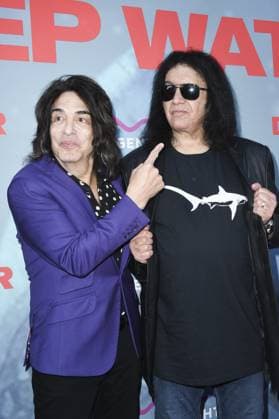 Paul Stanley, Gene Simmons at arrivals for DEEP WATER Premiere, Paramount Theater, Los Angeles, CA, April 27, 2026. Photo By: Elizabeth Goodenough Everett Collection DEEP WATER Premiere PUBLICATIONXNOTxINxCANxCHNxFRAxITAxJPNxNORxPOLxRUSxESPxUKxUSA