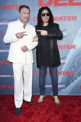Renny Harlin, Gene Simmons at arrivals for DEEP WATER Premiere, Paramount Theater, Los Angeles, CA, April 27, 2026. Photo By: Elizabeth Goodenough Everett Collection DEEP WATER Premiere PUBLICATIONXNOTxINxCANxCHNxFRAxITAxJPNxNORxPOLxRUSxESPxUKxUSA
