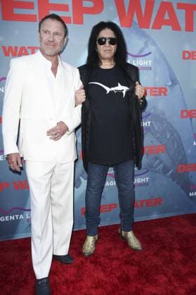 Renny Harlin, Gene Simmons at arrivals for DEEP WATER Premiere, Paramount Theater, Los Angeles, CA, April 27, 2026. Photo By: Elizabeth Goodenough Everett Collection DEEP WATER Premiere PUBLICATIONXNOTxINxCANxCHNxFRAxITAxJPNxNORxPOLxRUSxESPxUKxUSA