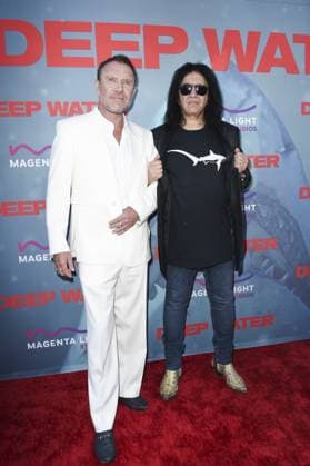 Renny Harlin, Gene Simmons at arrivals for DEEP WATER Premiere, Paramount Theater, Los Angeles, CA, April 27, 2026. Photo By: Elizabeth Goodenough Everett Collection DEEP WATER Premiere PUBLICATIONXNOTxINxCANxCHNxFRAxITAxJPNxNORxPOLxRUSxESPxUKxUSA