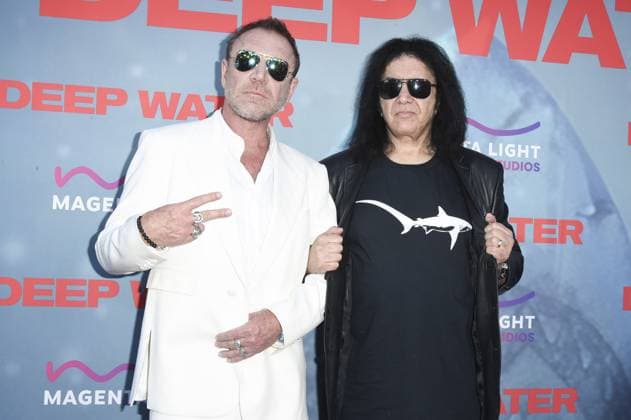 Renny Harlin, Gene Simmons at arrivals for DEEP WATER Premiere, Paramount Theater, Los Angeles, CA, April 27, 2026. Photo By: Elizabeth Goodenough Everett Collection DEEP WATER Premiere PUBLICATIONXNOTxINxCANxCHNxFRAxITAxJPNxNORxPOLxRUSxESPxUKxUSA