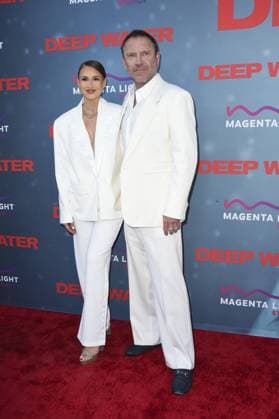 Johanna Harlin, Renny Harlin at arrivals for DEEP WATER Premiere, Paramount Theater, Los Angeles, CA, April 27, 2026. Photo By: Elizabeth Goodenough Everett Collection DEEP WATER Premiere PUBLICATIONXNOTxINxCANxCHNxFRAxITAxJPNxNORxPOLxRUSxESPxUKxUSA