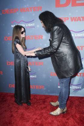 Molly Belle Wright, Gene Simmons at arrivals for DEEP WATER Premiere, Paramount Theater, Los Angeles, CA, April 27, 2026. Photo By: Elizabeth Goodenough Everett Collection DEEP WATER Premiere PUBLICATIONXNOTxINxCANxCHNxFRAxITAxJPNxNORxPOLxRUSxESPxUKxUSA