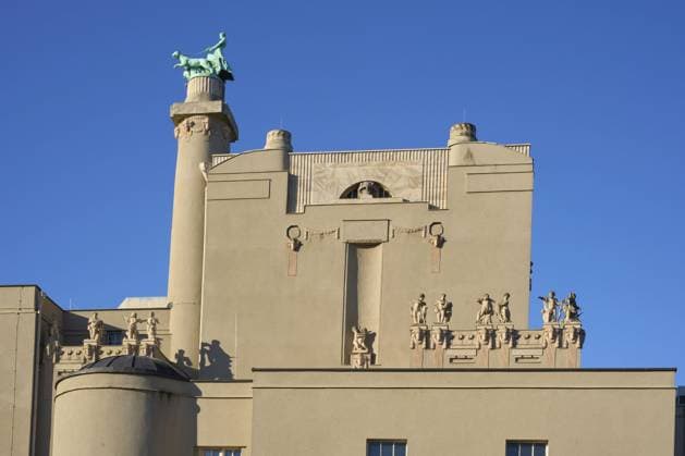 Staatstheater Cottbus, Jugendstil, Architekt Bernhard Sehring, Schillerplatz, Cottbus, Brandenburg, Deutschland Cottbus State Theatre, Art Nouveau, architect Bernhard Sehring, Schillerplatz, Cottbus, Brandenburg, Germany Copyright: imageBROKER GabrielexThielmann iblgth17486815.jpg