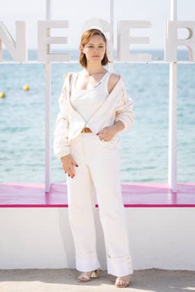 9th Canneseries - L’Or Bleu Photocall Barbara Probst attends the photocall of ‘L’OR BLEU’ during the 9th Canneseries International Festival at Plage Du Majestic on April 28, 2026 in Cannes, France. Photo by ShootPix ABACAPRESS.COM Cannes France  Copyright: xShootpix ABACAx
