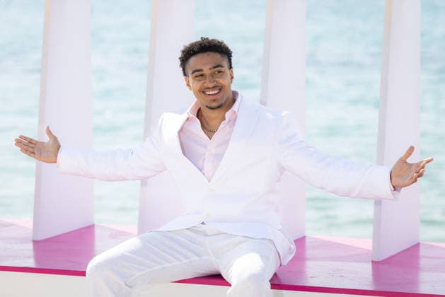9th Canneseries - L’Or Bleu Photocall Kriss LAFFITTE attends the photocall of ‘L’OR BLEU’ during the 9th Canneseries International Festival at Plage Du Majestic on April 28, 2026 in Cannes, France. Photo by ShootPix ABACAPRESS.COM Cannes France  Copyright: xShootpix ABACAx